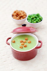 green pea soup
