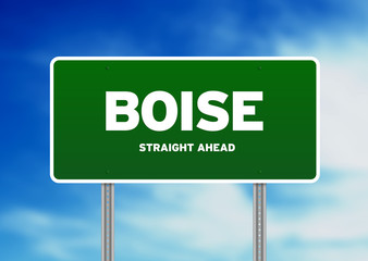 Boise, Idaho Highway Sign