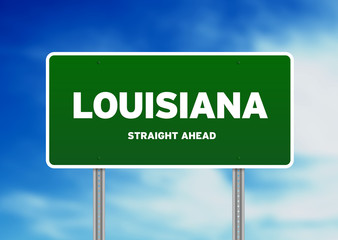 Louisiana Highway Sign