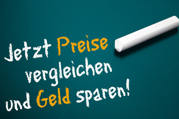 Tafel mit Preise vergleichen
