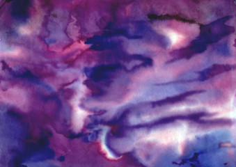 Obraz na płótnie Canvas dramatic sky watercolor