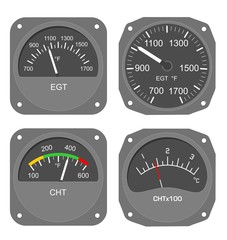Aircraft gauges set #3
