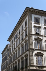 Fototapeta na wymiar Immeuble à Florence, Italie