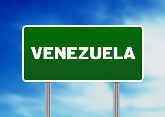 Venezuela Highway  Sign