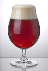 Beer in glass