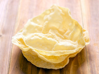 close up of traditional indian snack