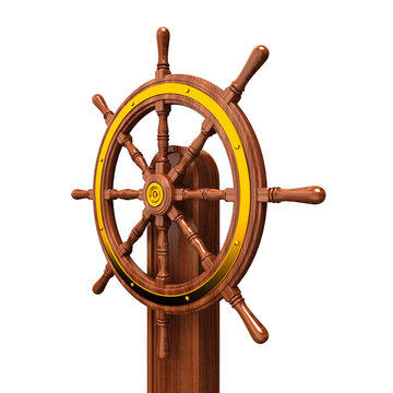 Fototapeta ships wheel