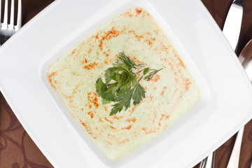 spinach cream soup