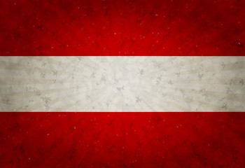 grunge style of flag of Austria