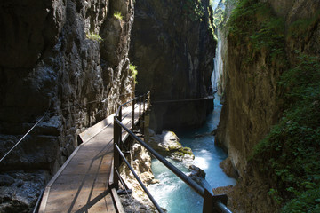 In der Leutaschklamm bei Mittenwald, Bayern