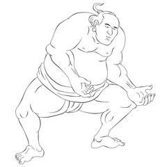 Japanese sumo wrestler