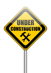 under construction sign