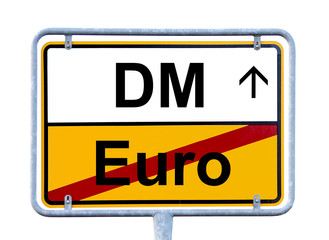 Fototapeta premium Euro return DM