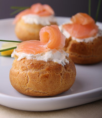 choux farci au saumon