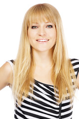 Naklejka premium Young beautiful woman