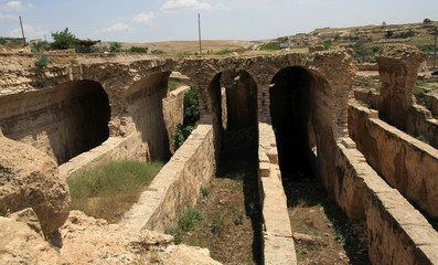 The Water cistern in Dara Ancient City, Mardin
