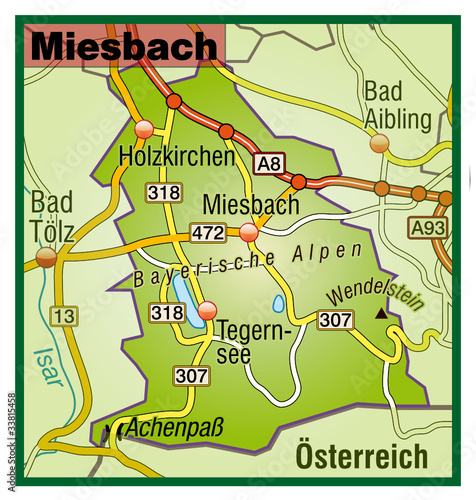 "Landkreis Miesbach Variante 5" Stockfotos und lizenzfreie Vektoren auf