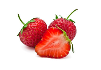Strawberry on a white background
