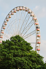 Ferry wheel in Hyde Park, London, UK