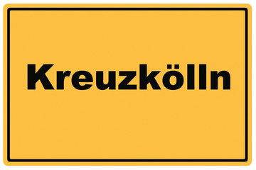Fototapeta premium Schild Kreuzkölln