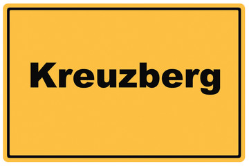 Schild Kreuzberg