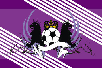 heraldic soccer lion background1