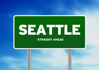 Seattle, Washington Highway Sign