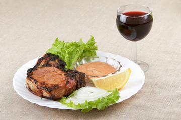 Grilled meat