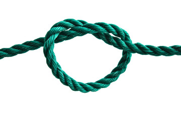 Rope with a heart shape knot