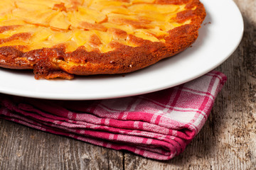 Detail einer Tarte Tatin