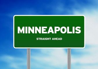 Minneapolis Highway Sign