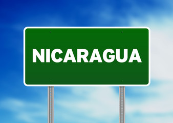 Nicaragua Highway Sign