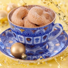 Christmas biscuits Vanillekipferl