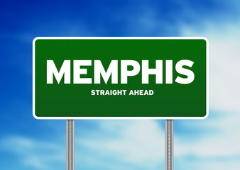 Memphis, Tennessee Highway Sign