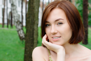 Fototapeta premium Portrait of a beautiful girl