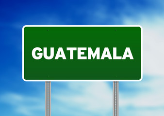 Guatemala Highway Sign
