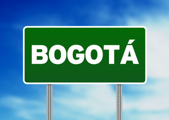Bogotá, Columbia Highway Sign