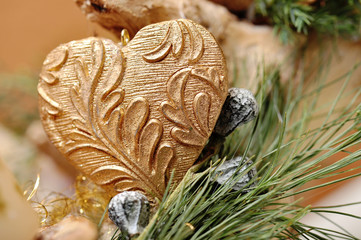 weihnachtliches Herz