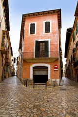Palma de Mallorca old city Barrio Calatrava street © lunamarina