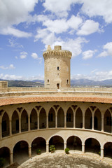 Fototapeta premium Castle Castillo de Bellver in Majorca at Palma of Mallorca