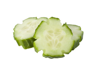 Isolated Cucumbers