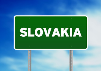 Slovakia Highway Sign