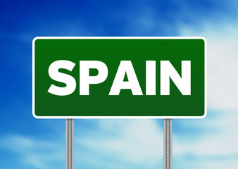 Spain Highway Sign