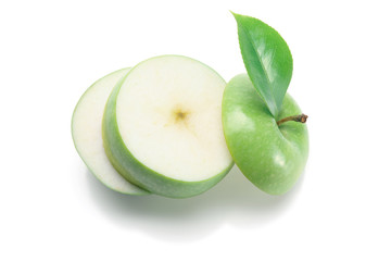 Slices of Granny Smith Apple