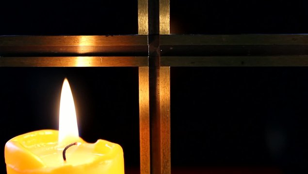 Kreuz kerze