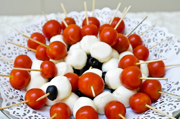 tomato and mozzarella