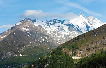 Alps summer view