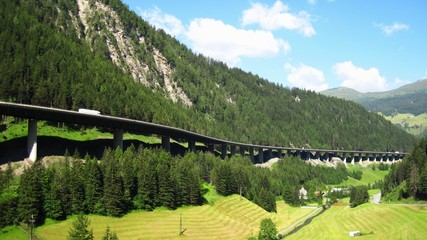 highway from Brenner to Innsbruck