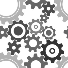 seamless cogwheel pattern