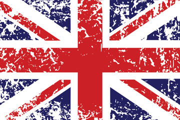 Grunge flag of United Kingdom © Petr Vaclavek